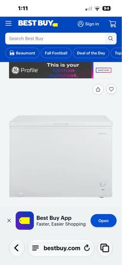 Chest freezer