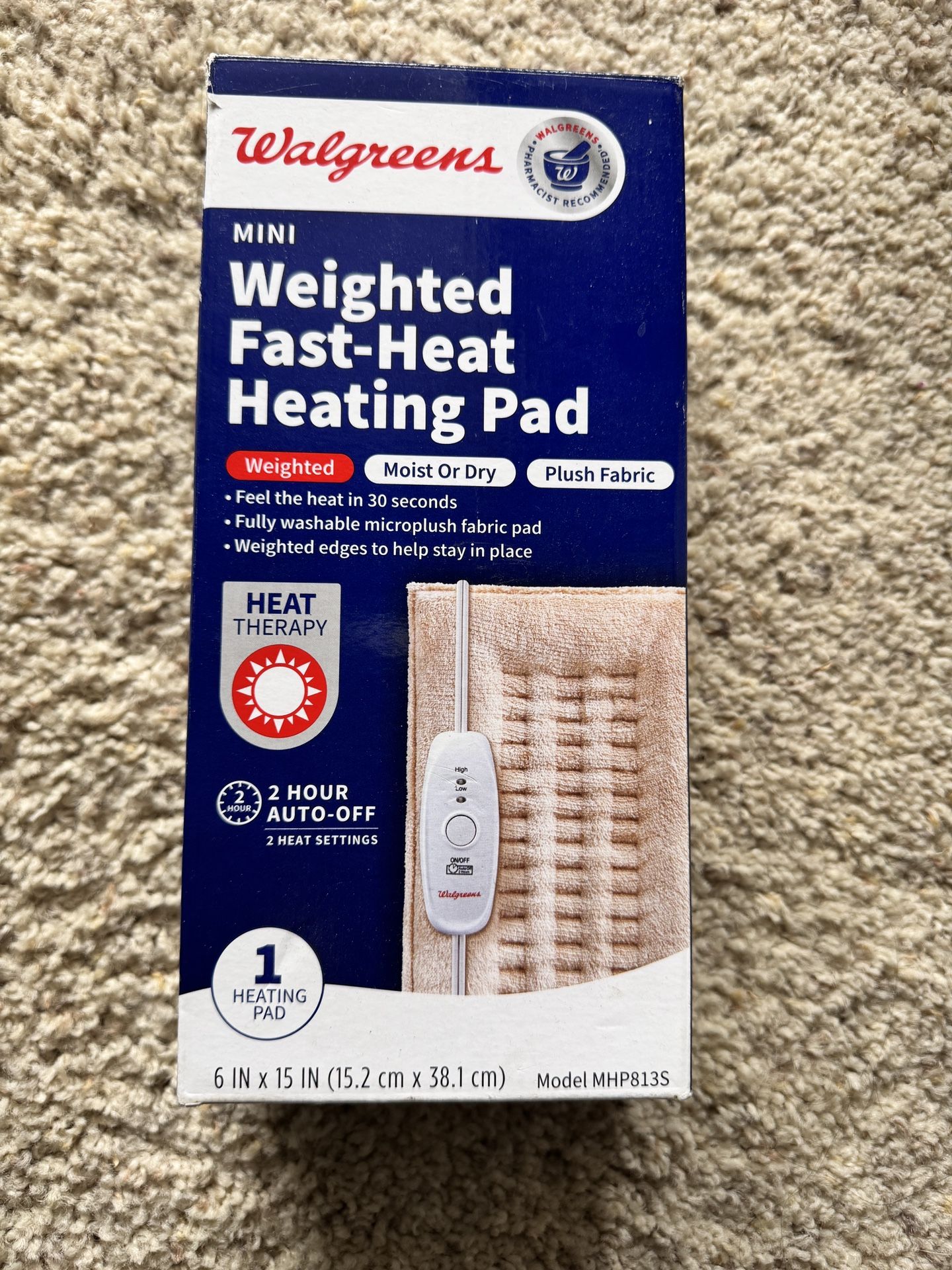Weighted Fast-Heat Pad