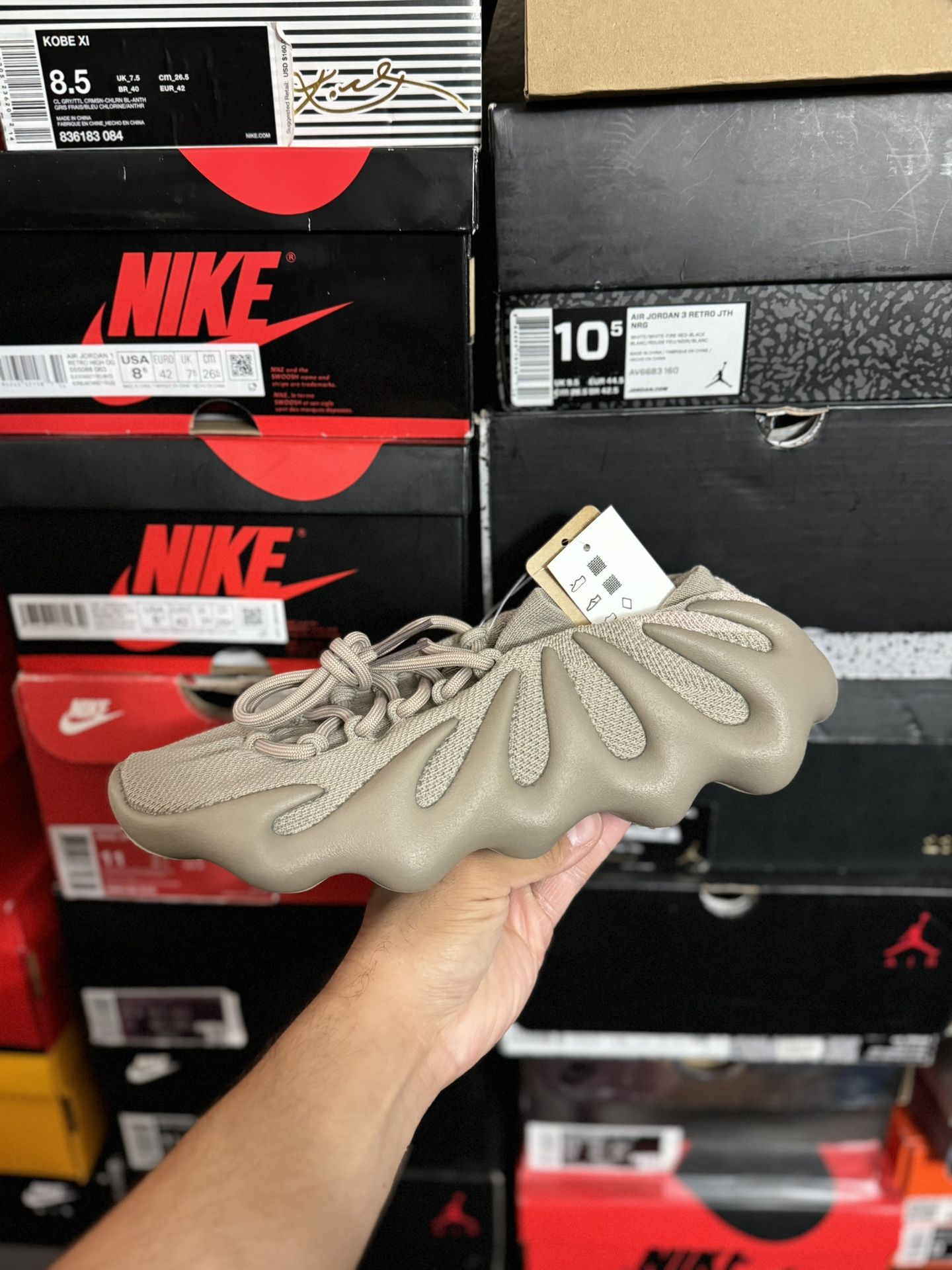 DS Adidas Yeezy 450 Stone Flax size 10