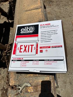 Exit signs