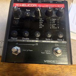 Harmony Pedal TC Helicon Harmony Gtx 