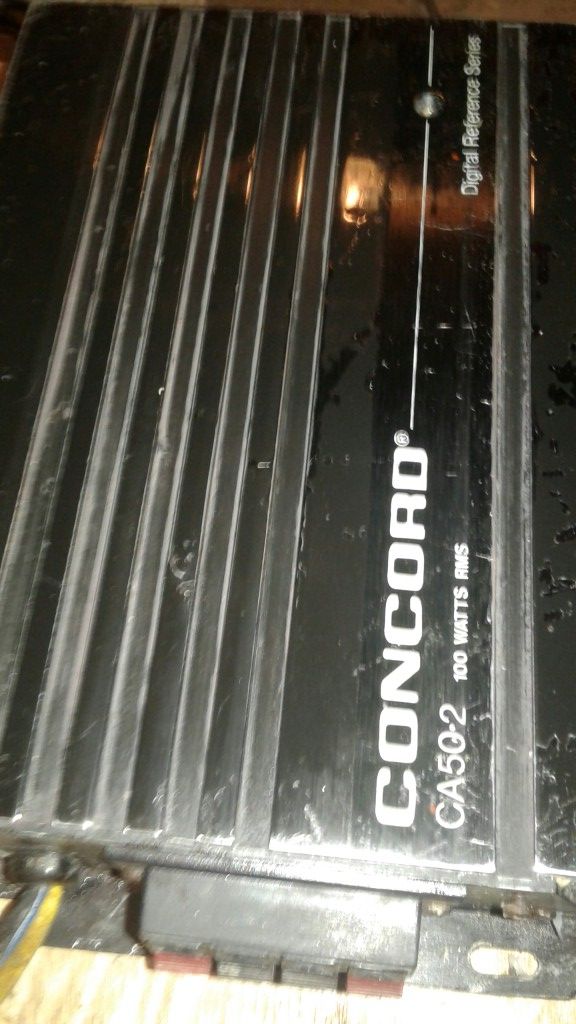 OLD SCHOOL CONCORD CAR AMPLIFIER for Sale in Stockton, CA OfferUp