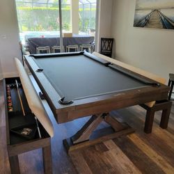 Farm House Dining Pool Table 
