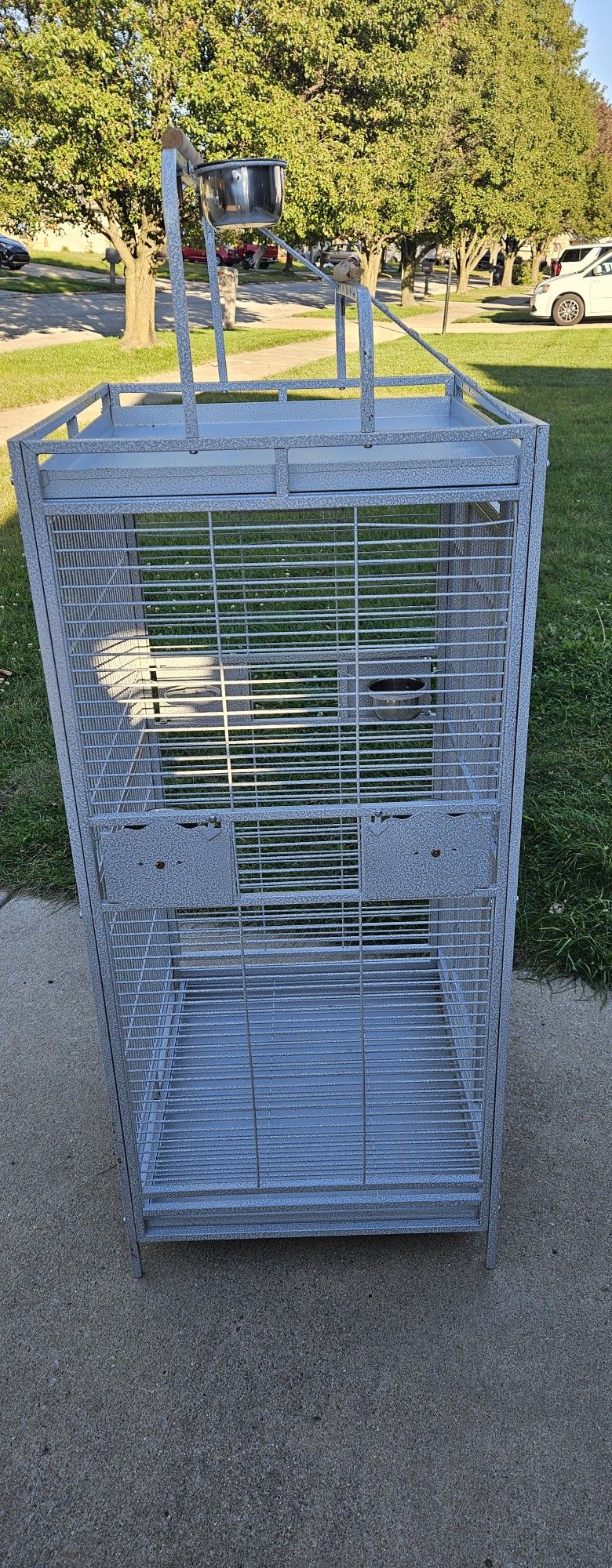 Wrought Iron Bird Cage