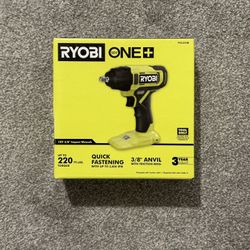 RYOBI 18V 3/8” Impact Wrench High Torque