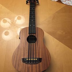 Kala U-Bass Nomad Acoustic-Electric ukulele Bass Guitar - Natural Satin The Kala U-Bass Nomad is a value-packed, no-frills acoustic-electric ukulele b