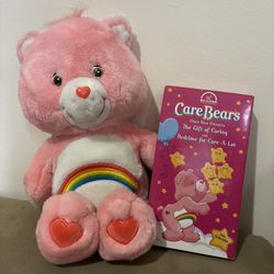 CHEER BEAR CARE BEAR & VHS