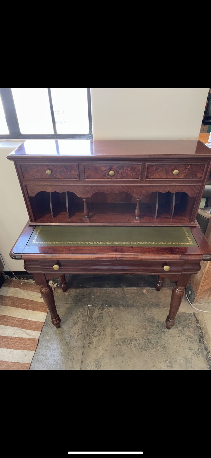 Antique Secretary Desk with Sliding Top!