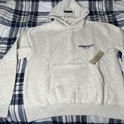 🔥 Fear of God ESSENTIALS Hoodie + Sweatpants Set – Oatmeal (Brand New) 🔥