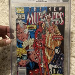 New Mutants 98 CGC 9.8 Newsstand 