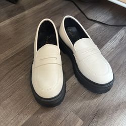 White Loafer Shoes 