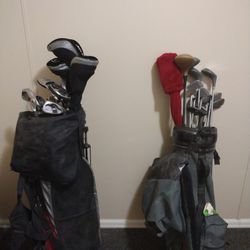 2 Complete Golf Sets Used 