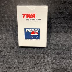 Vintage TWA “One Mission. Yours”. /Pepsi Cards