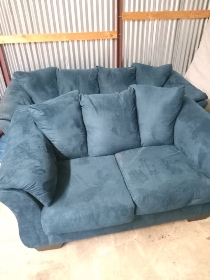 Two piece couch set