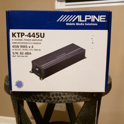 Alpine 4 Channel Amplifier 