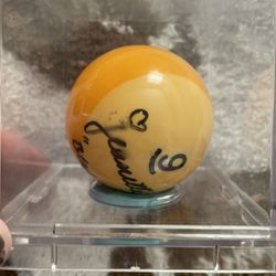 Pool Ball Signed By Black Widow