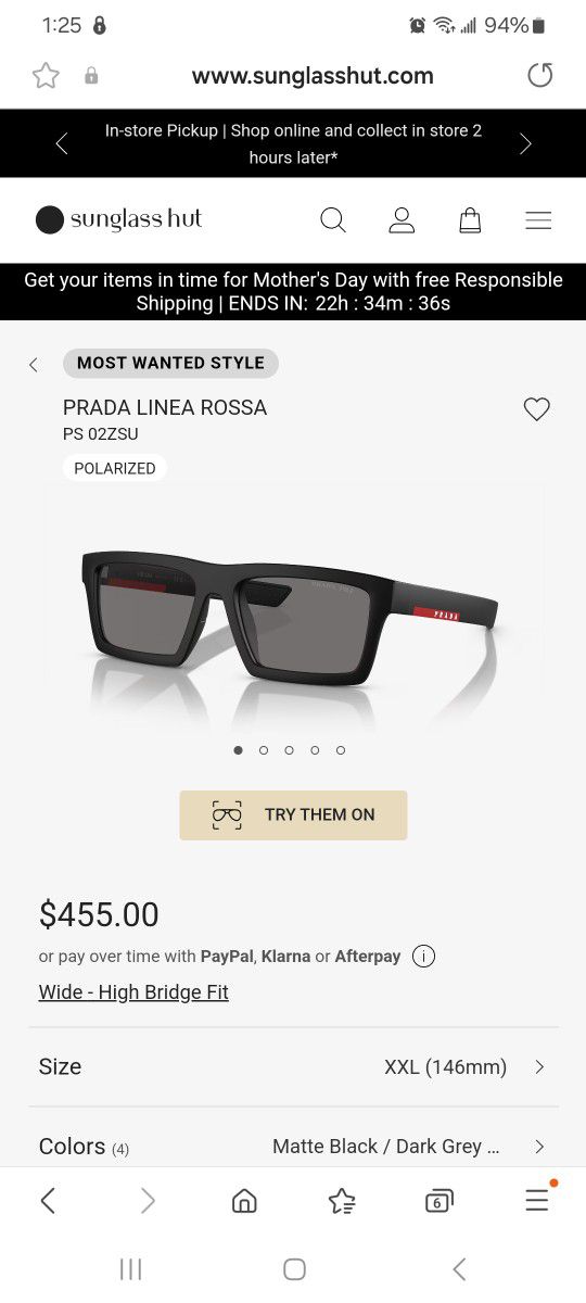 Brand New Prada Sunglasses 