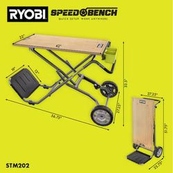 Ryobi Work bench  and dolly.  BRAND NEW still in box.