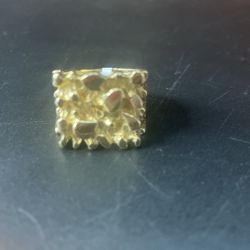 Men’s Gold Nugget Ring