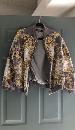 ASOS Sequined Gray Jacket