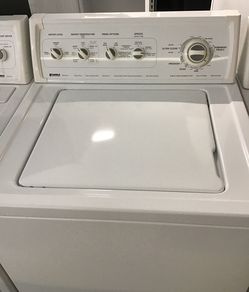 Kenmore washer and dryer set. 1 year warranty