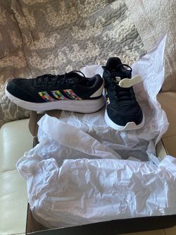 Adidas Low-Top Sneakers with Multicolor Stripes