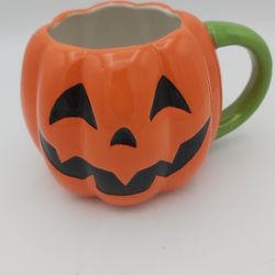 Ceramic 28oz Pumpkin Coffee Mug 