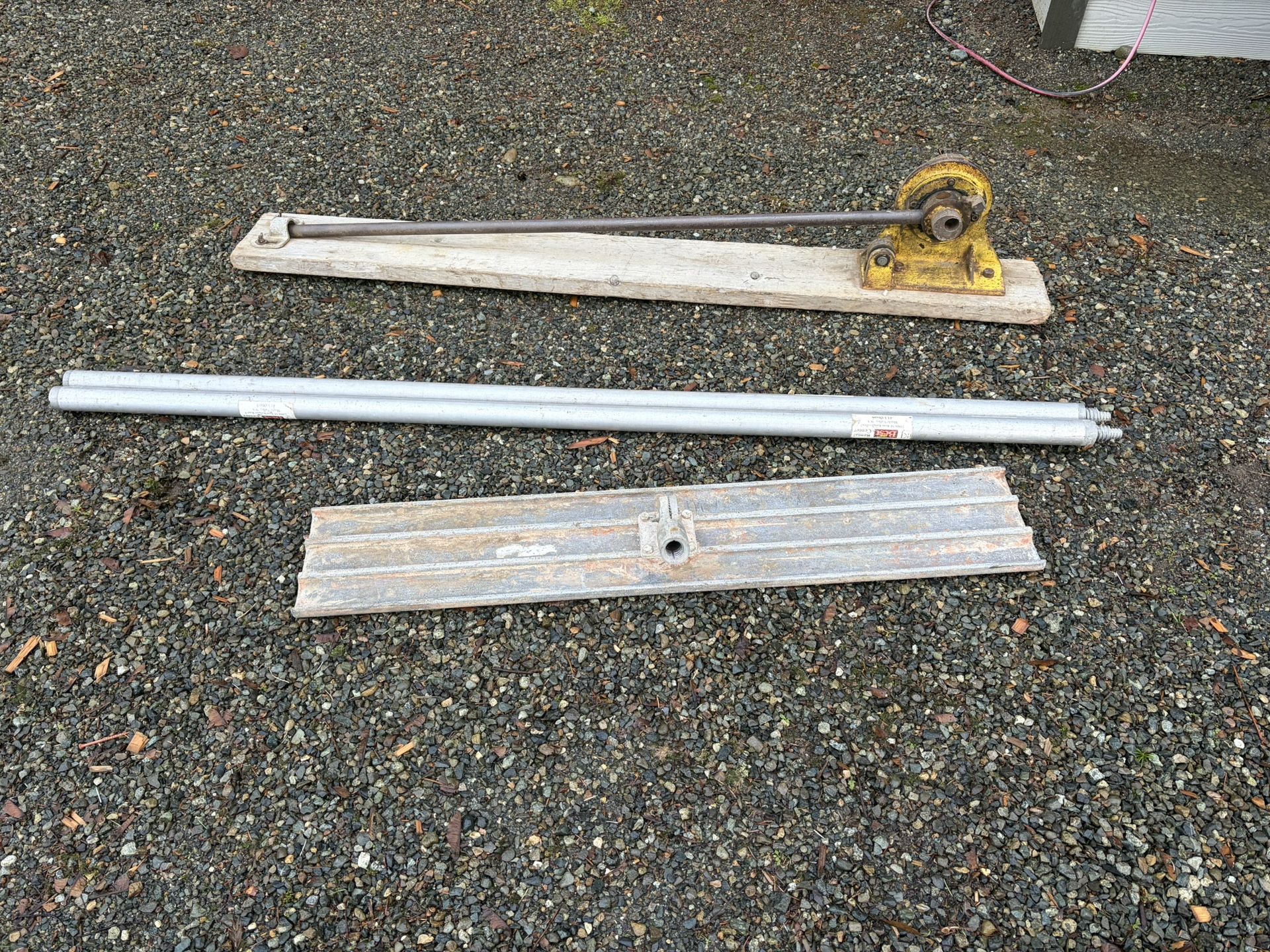 Rebar Bender Cutter And Bull Flat With Extensions