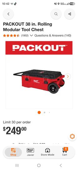 Milwaukee Packout rolling