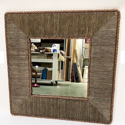 Antique Square Rope Mirror 