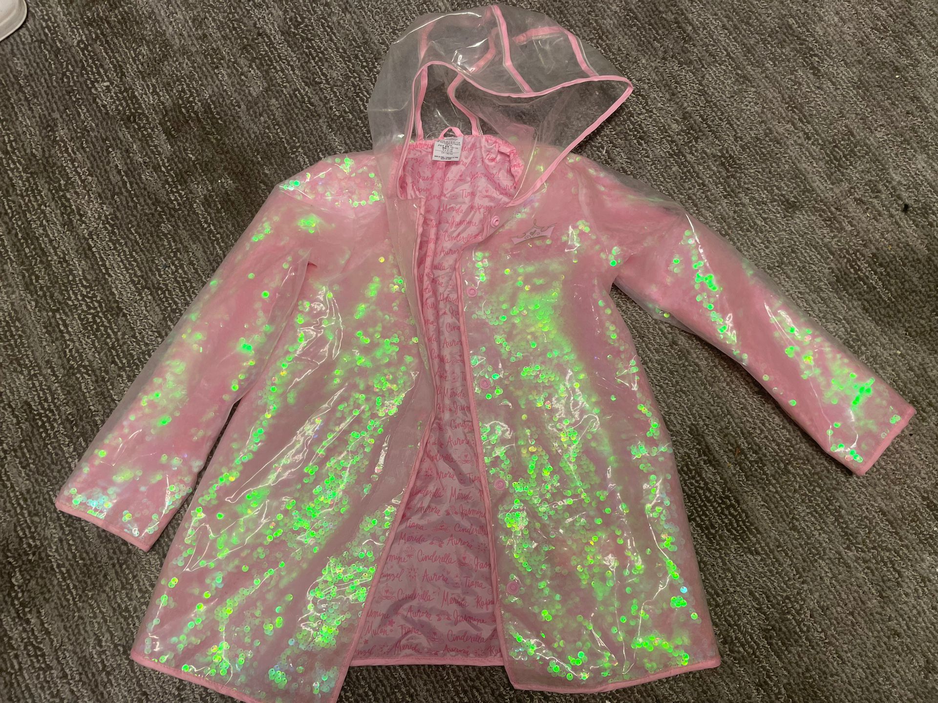 Disney Cinderella Rain Kids Coat