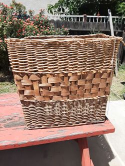 Vintage style handmade wicker Basket