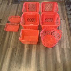 New Storage Plastic Bins