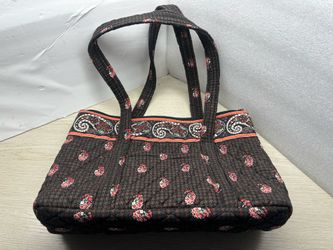 Vintage Vera Bradley Purse Brown Paisley 6 Interior Pockets 1 Exterior Pocket- Reduced