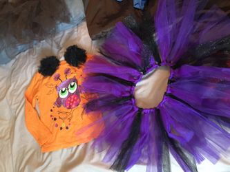 Owl tutu costume size 5t