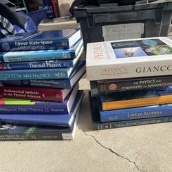 Hardcover Math & Physics Textbooks