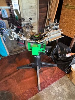 Riley Hopkins Screen Printing Press
