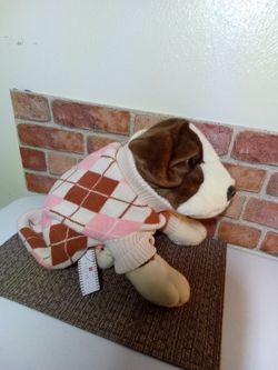 NWT Dog Argyle Sweater 🐶 Thick Warm Cozy Soft Stylish Pet Pullover