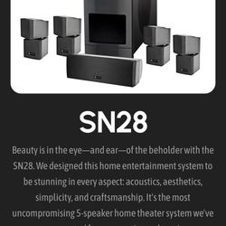 Home Teather Sn28 Speakers