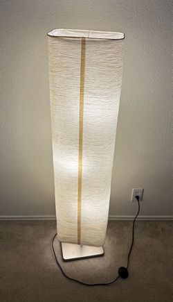 Tall elegant floor lamp with step switch