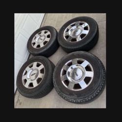 4 X 265/65r18 6x135 6x5.31 Stock Lincoln F150 Expedition Wheels Rims Tires!!!!!!!!!