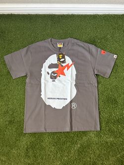 gray BAPE x Heron Preston Relaxed Fit Tee