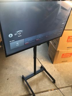 Smart TV with stand