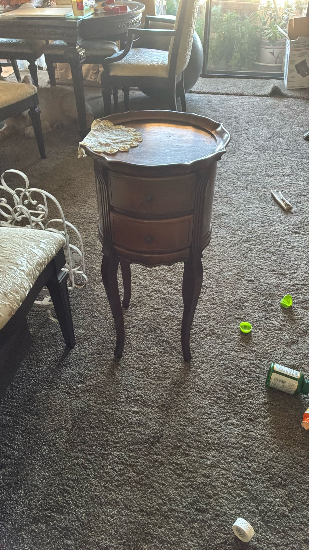 Antique Night Stand/sewing Cabinet