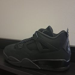 2025 Black Cat Jordan 4s Size 12
