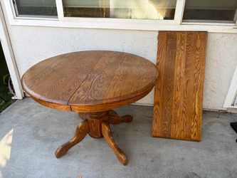 Beautiful vintage wood kitchen table OBO