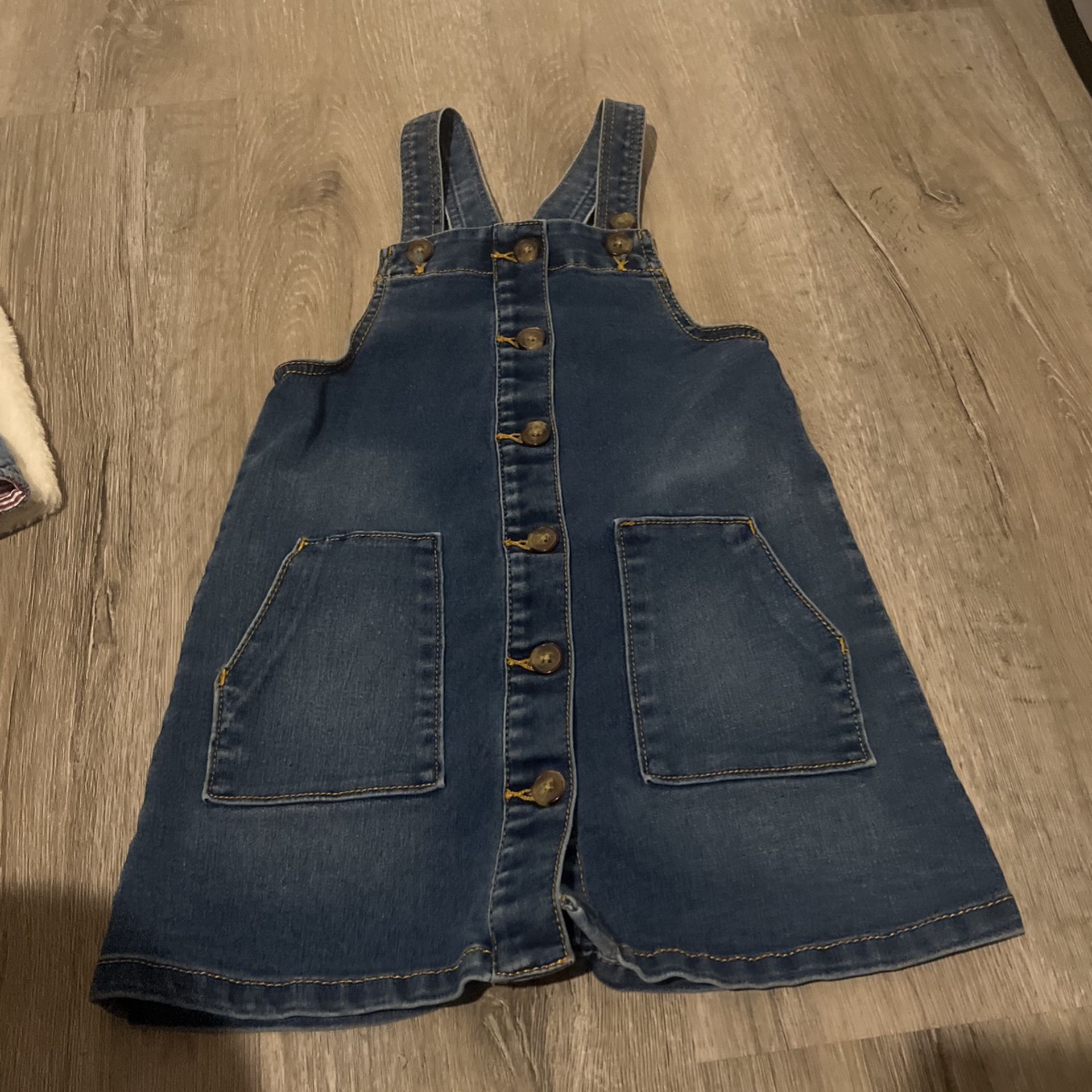 Girls Overall Dress Size 5t