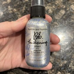 NEW BUMBLE AND BUMBLE THICKENING BLOW DRY PREP SPRAY $6!