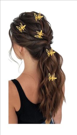 'Moving Wings' Butterfly Hair Clips (Set of 12)