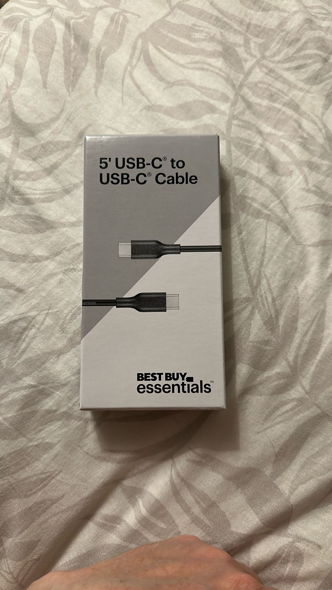 5’ USB-C to USB-C Cable